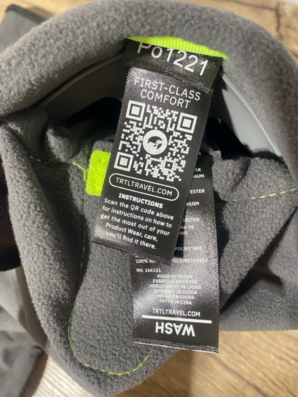 Cozy Layered Cowl Neck Warmer - Slate Gray - Picture 6 of 10